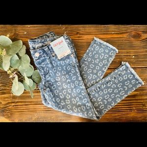 Girls Cat & Jack Cheetah Jeans